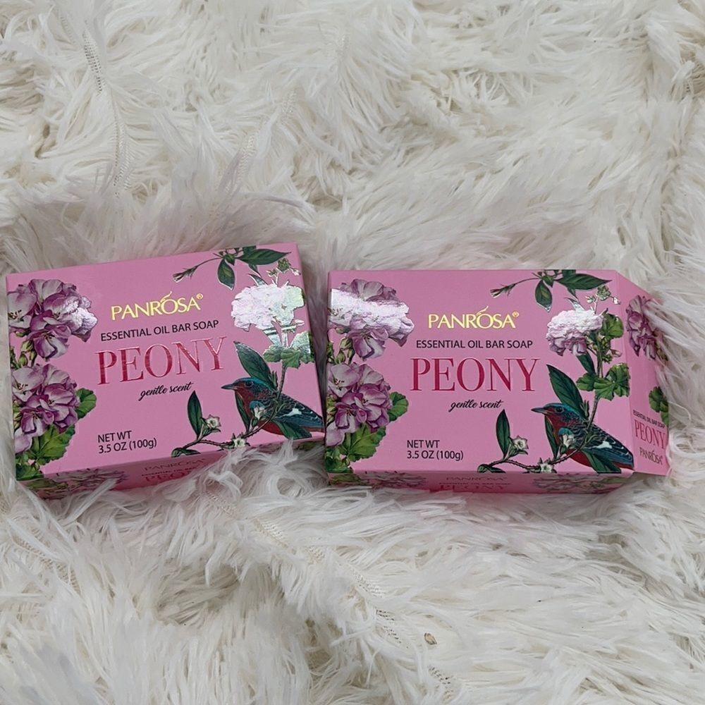 Panrosa peony essential oil bars of soap
